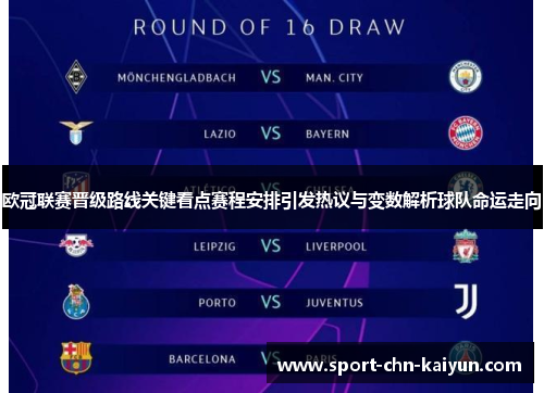 欧冠联赛晋级路线关键看点赛程安排引发热议与变数解析球队命运走向
